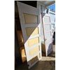Image 1 : 2 Vintage Wood Doors-77.5x28x1.5"/77x27.5x1.5"
