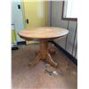 Image 1 : round pedestal table with 4 chairs