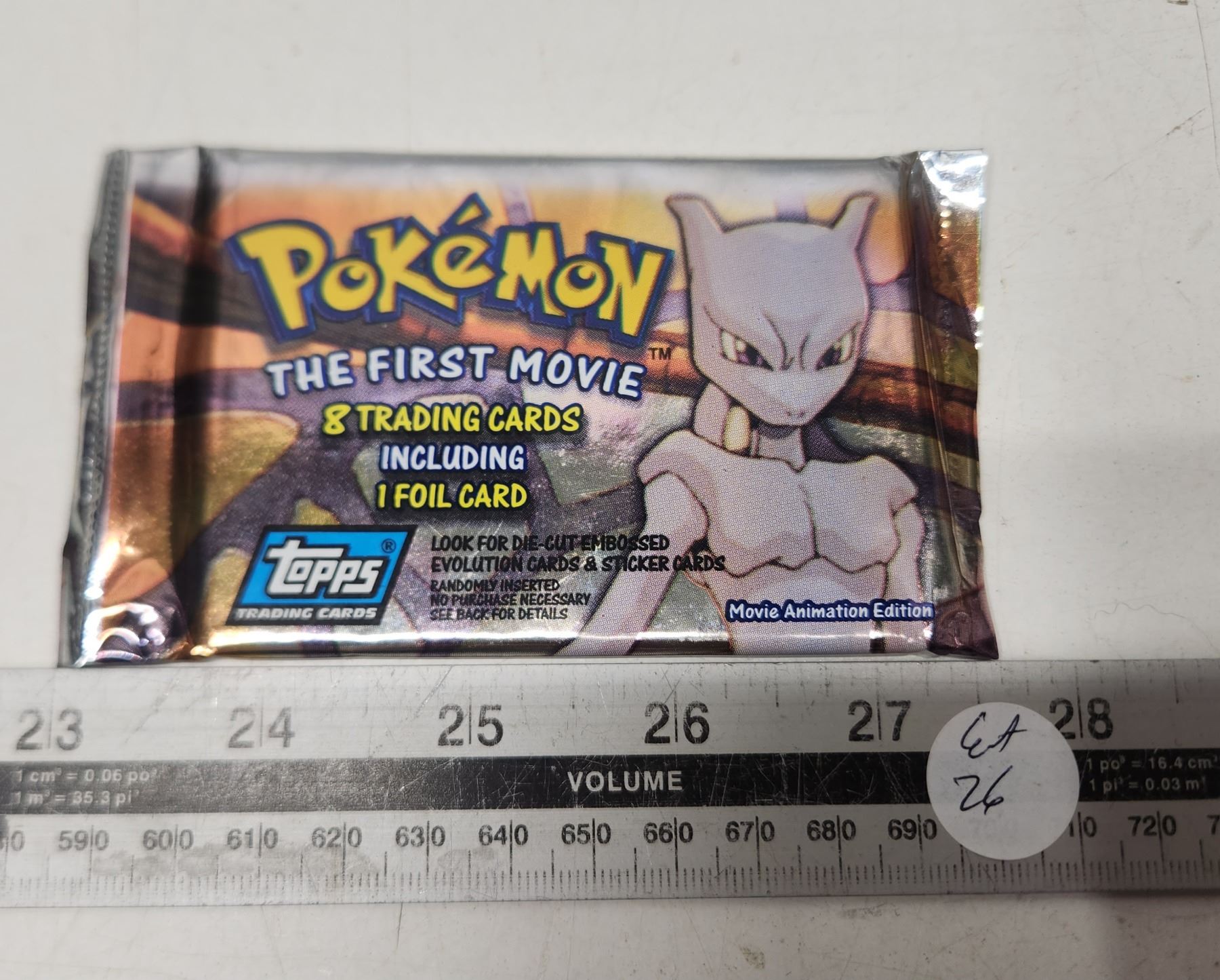Pokemon Topps The first movie cards in original package Blue logo - Schmalz Auctions Pokemon Topps The first movie cards in original package Blue logo - Schmalz Auctions