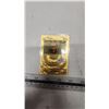 Image 1 : Pikachu gold metallic pokemon card unofficial