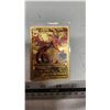 Image 1 : Charizard DX gold metallic pokemon card unofficial