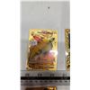 Image 1 : Pikachu Vmax Rainbow gold metallic pokemon card unofficial