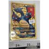 Image 1 : Charizard GX gold metallic pokemon card unofficial