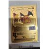 Image 1 : Dracaufeu gold metallic pokemon card unofficial