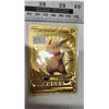 Image 1 : Super fire-breathing Dragon gold metallic pokemon card unofficial