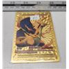 Image 1 : Super fire-breathing Dragon gold metallic pokemon card unofficial