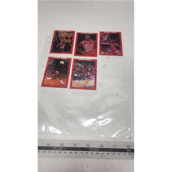 5 Red Border with Diamonds Michael Jordan NBA cards