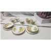 Image 1 : Royal Albert yellow tea Rose pattern 4 place setting cups and saucers