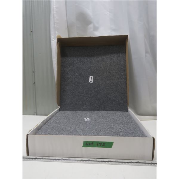 2 Boxes Stylesmart DuraLock Carpet tiles 18"x18"  16 tiles per box 36 sq Ft