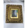 Image 1 : Original Painting signed J Murillo 71 Mexico in Vintage Frame *VERY FRAGILE* Already Has Some Chips/