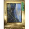 Image 2 : Original Painting signed J Murillo 71 Mexico in Vintage Frame *VERY FRAGILE* Already Has Some Chips/