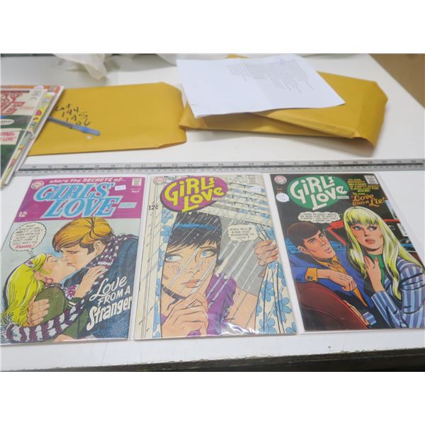 3 DC Romance Comics 12cents