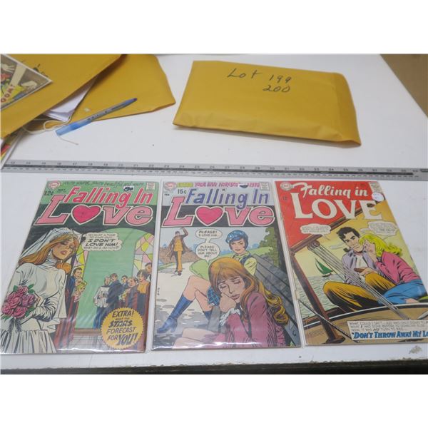 3 DC Romance Comics 12 Cents and 15 Cents