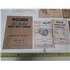 Image 2 : Vintage Agriculture Equipment Manuals.