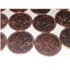 Image 2 : 1963 Bag of 15 BU Red Canadian One Cent Coins.