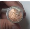 Image 2 : Roll of Canadian One Cent Coins.