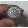Image 2 : 1966 Roll of Canadian Five Cent Coins. - Uncirculated.