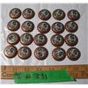 Image 1 : 20 John Bull None Better Unused Bottle Caps