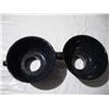Image 2 : 2 Vintage Enamel Funnels