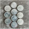 Image 3 : 354 – Lot of 10 silver dimes from 1967.