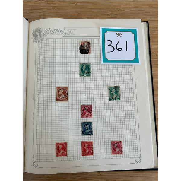 U.S. Stamp Album  80 + pages