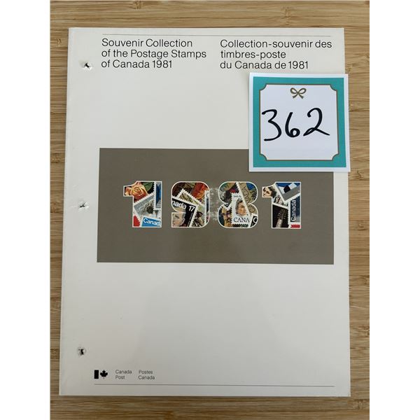 Canada Post 1981 Collection