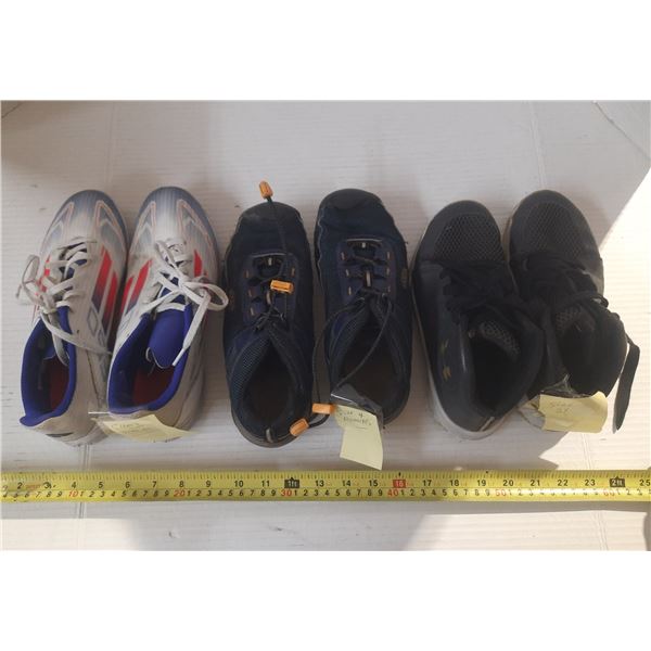 Lot of Kids Shoes Size 6, 4, and 3.