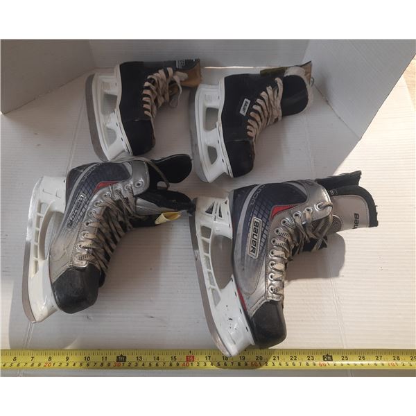 Two Pair of Bauer Size 6-7 and 8.