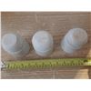 Image 2 : Lot of 3 Porcelain Insulators.