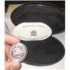 Image 1 : 2000 Millennium Twenty-Five Cent Sterking Silver Coin in Oval Black Case.