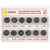Image 1 : 2000 Millennium Quarter Set.