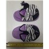 Image 1 : Zebra Slippers with Pop up Eyes. (Size 5)