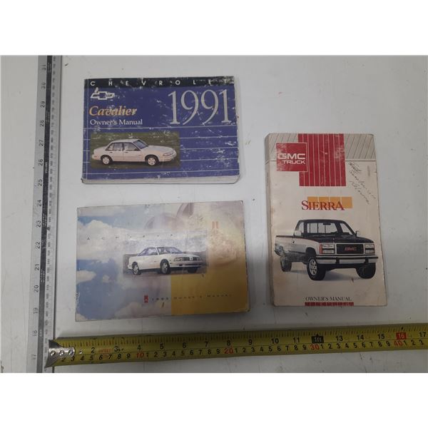 Vintage Owner's Car Manuals.