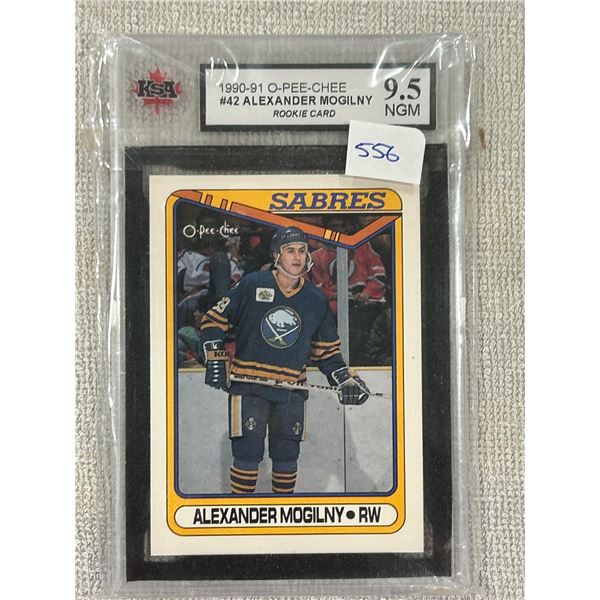 1990-91 - Alexander Mogilny - Rookie Card - Graded Near Gem Mint