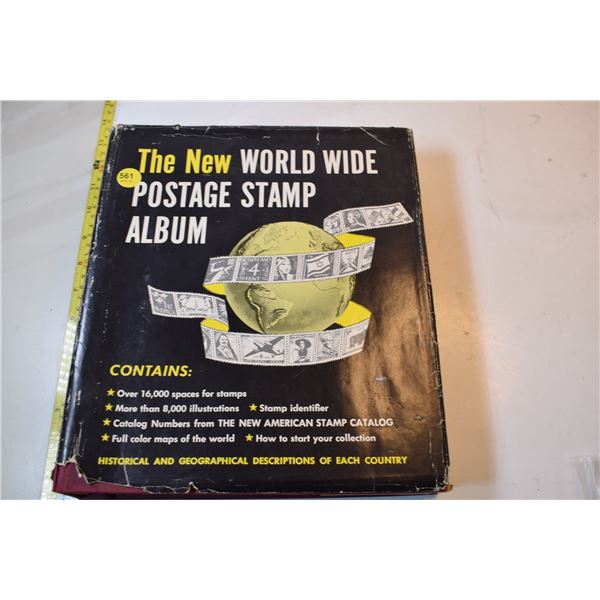 Stamp album- large -1800's+ up