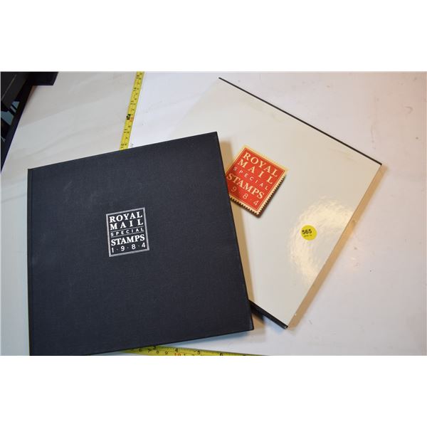 1984 royal stamp album-lots of unused