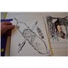 Image 2 : Huge lot of signed native art-nice work