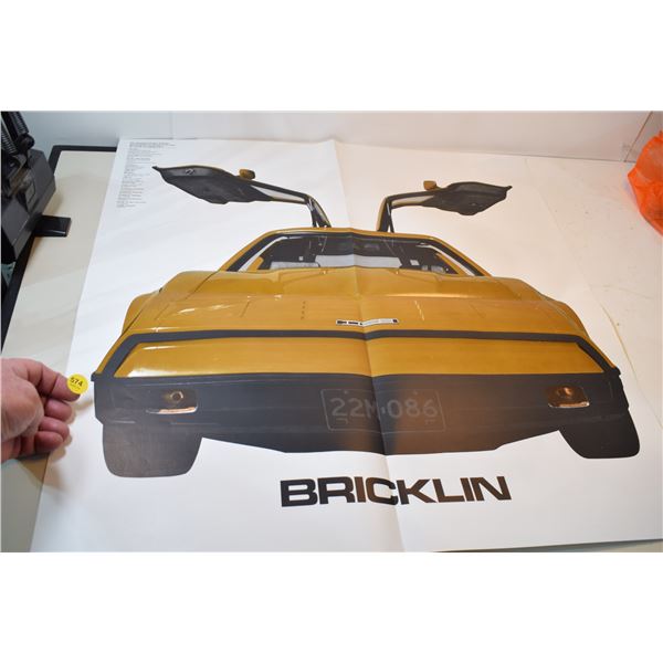 Vintage brinklin poster/ brochure