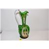 Image 1 : Antique Hand blown -hand painted pitcher