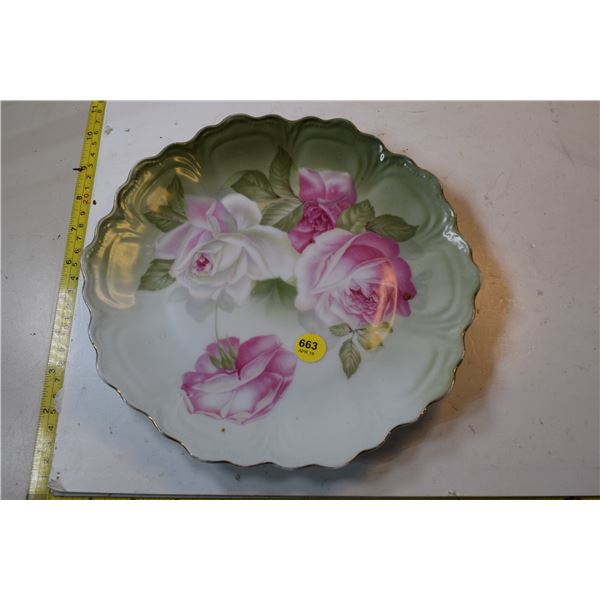 Antique punch bauaria plate