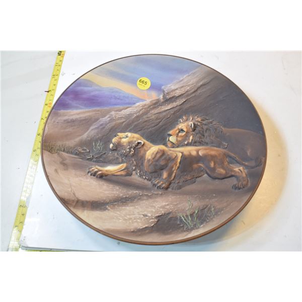Hand painted nippon plate