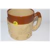 Image 1 : Huge pottery mug- grayhound handle