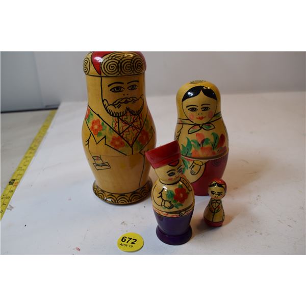 USSR stacking family dolls