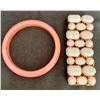 Image 3 : 3 Bangles Bracelets - Green One Inside is Non-Magnetic Metal