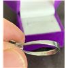 Image 2 : Sterling Silver Marked 925 Cz Blue Stone Size 8 Ring