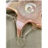 Image 3 : Murano Lavarazoine Pink Opal Iridescent "Star Fish" Art Glass Bowl - Vintage 1950's