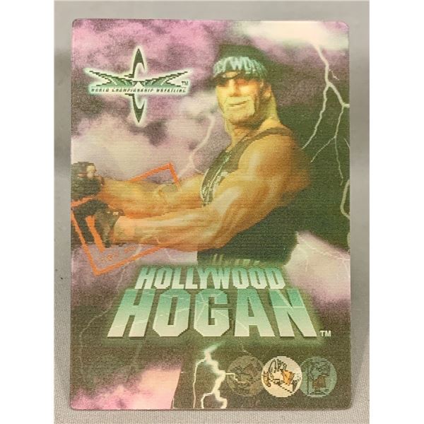 Rare Hulk Hogan Little Ceasars Holograph Flipcard 1999