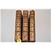 Image 1 : 1734 3 leather volumes antoque books