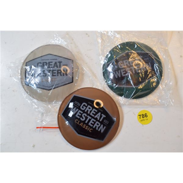 NOS beer buttons