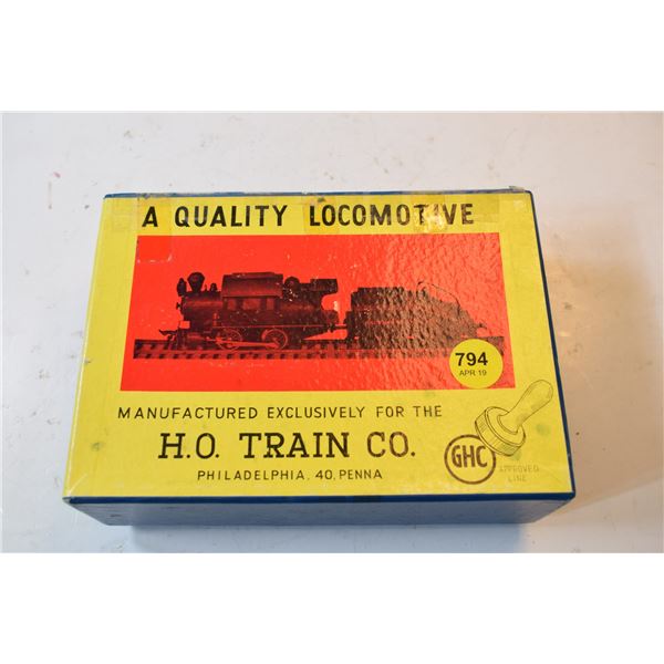 H.O. train- steam engine , tender-box